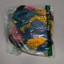 Hylaea Unisex Non Slip Socks with Grip for Yoga, Hospital, Pilates, Barre | Ankle, Cushioned (Small-Medium, 3 Pairs Yellow Blue Brown)