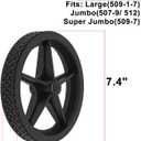 Shopping Cart Back Wheels 507-9