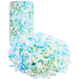 5 LBS Bean Bag Chair Filler Resuable Soft Shredded Memory Foam Refill for Pillows Couch Cushions (Medium)