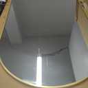 Arched Bathroom Mirror for Wall, 30" x 20" Gold Metal Frame Vanity Mirror, HD Glass Over Sink for Bathroom, Entryway, Bedroom