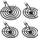 SP22YA Surface Burner Element Unit Set by SupHomie - Compatible with GE Hotpoint Range Stove - Includes 3 pcs WB30X254 6" and 1 pc WB30X253 8" (4 Pack)