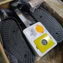 Stepper Machine with Resistance Bands, Mini Stepper with 300LBS Weight Capacity, Twist Stepper for Full Body Workout, Adjustable Step Height, Smooth and Quiet, Step Machine for Men Women, Grey