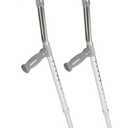 Medline Aluminum Forearm Crutches, Youth, Pack of 2
