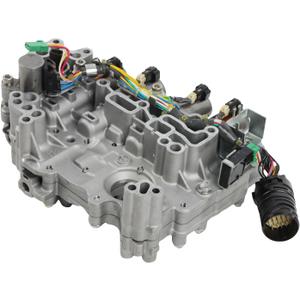 RE0F11A JF015E CVT Transmission Valve Body Compatible with Nissan Sentra Versa 13-19 1.6L 1.8L Automotive Transmission Valve Body With Solenoid, Replacement 31705-X428E 31705-X428B