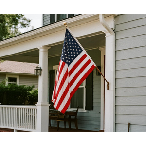 American flag 8x12 FT for Outside, Heavy Duty Polyester USA Flag Outdoor with Embroidered Stars, Sewn Stripes, US Flag with Brass Grommets for Indoor, Outdoor, All Weather