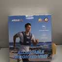 APEXUP Adjustable Weighted Vest Men 20lbs
 Weights with Reflective Stripe, Weight Vest Woman Workout Vest for Strength Training Running Walking (Black)