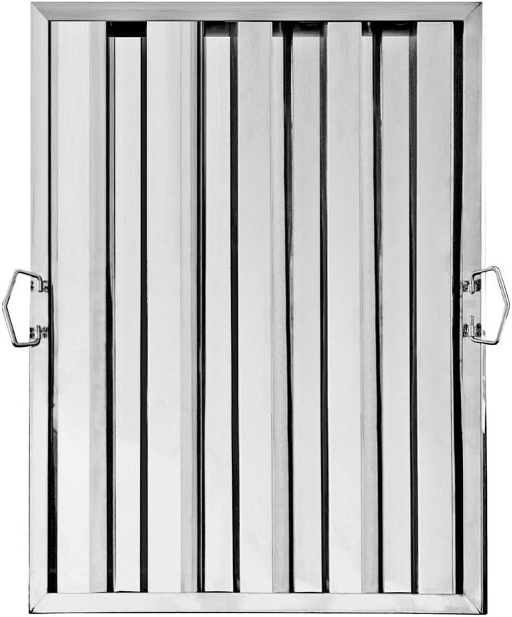 New Star Foodservice 533166 Stainless Steel Hood Filter 20" W x 25" H (20" x 25" x 2.2")