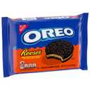 3 x OREO REESE'S Peanut Buttery Creme Chocolate Sandwich Cookies, 12.35 oz