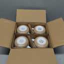 GBhome Large Coffee Mugs Set of 4, 16oz Handmade Stoneware Coffee Mugs Set with Large Handle for Cappuccino/Latte/Tea/Hot Cocoa, Dishwasher & Microwave Safe, Off White