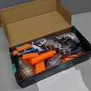 2 Pack Splatter Blasters, Full Auto Splat Blaster Toy Kits, 50000+, 10 Rs Per Seconds, 600 Hopper, Outdoor Team Game Activities Toy, 2 Rechargeable Batteries, Age 12+ Year Up