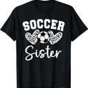 Soccer Sister Matching Family Soccer T-Shirt 12T