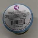 Sprayed Glass Candle W/Metal Lid Blue 3 Pack
