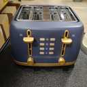 West Bend Timeless 4-Slice Toaster, White Gold