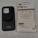 OtterBox iPhone 14 Pro (ONLY) Otter + Pop Symmetry Series Case - Black, Integrated PopSockets PopGrip, Slim, Pocket-Friendly, Raised Edges Protect Camera & Screen