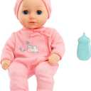 Baby Born My First Baby Annabell - Blue Eyes: Realistic Soft-Bodied Doll for Kids Ages 1 & Up, Eyes Open & Close, Doll with Bottle