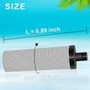 Replacement Water Fiter for Shower Head Filter System,Campatible with AQUAYOUTH 2.0 Carbon Shower Head Filter System,Removes Heavy Metals and Chlorine.(3 Pack)