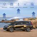 8PCS Window Shades for Honda CRV(2023-2025) Accessories Full Coverage Sun Shade for Side Windows, Rear Triangular & Windshield UV Protection & Privacy for Camping, Napping, Relaxing
