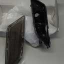 LED Side Marker Light Compatible with Mercedes Benz C-Class W204 C250 C300 C350 C63 AMG 2012 2013 2014 Front Amber Fender Bumper Lamps Smoked Lens