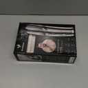 Advanced Vacuum Beard Trimmer for Men: Vacuum Mustache Trimmer with Precision Knob, Adjustable 20mm Length Settings, 2 Combs, IPX6 Waterproof-Rechargeable Vacuum Trimmer for Beard, Black