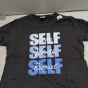 Blue Selfish X 3 Blue Color Graphic Blue Vibes Only TShirt, Medium