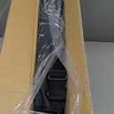 GREEN PARTY Stadium Seat for Bleachers Portable Outdoor Floor Folding Stadium Chair with Armrest, Back Support, Cup Holder, Mesh Bag and Hide Hooks (Black Grey)