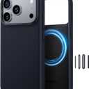 NIMASO for iPhone 17 Pro Max Case Silicone, Compatible with MagSafe, Shockproof Military Grade Protection, Silky Soft Touch, Slim Thin Magnetic Phone Case for iPhone 17 Pro Max, Black