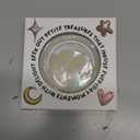 OnTheGrip Cute Natural Seashell Design Round Shape Collapsible Mobile Phone Grip Stand Holder for Smartphone Tablet Cell Phone Accessory (Crme)