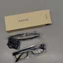 Gaoye +2.75 2-Pack of Reading Glasses - Blue-Light Filter, UV Protection - Readers with Rectangle Frames (Black)