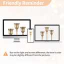 2 x Nuptio Candlestick Holders Taper Candle Holder 10 Sets(30 Pcs) Gold Candle Sticks Holder Metal Candle Holders for Tapered Candles Table Centerpiece for Wedding Candlelight Dinner Birthday Decor