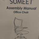 Office Chair Ergonomic Desk Chair - Comfy Mesh High Back Office Chair with Lumbar Support Wheel Home Desk Office Chairs Flip up Armrest Executive Rolling Swivel Task Computer Chair Black Silver