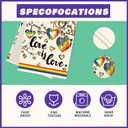 2 x XCHI Rainbow Love Heart Love is Love LGBTQ Table Runner Pride Day Inclusion Lesbian Gay Bisexual Transgender Queer Homosexual Equality Decorations for Home Kitchen Party 13x72 Inch