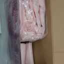 Relaxgiant Pink Castle Inflatable Kids Bed, Toddler Travel Bed with Safety Bumper and Air Mattress Portable Air Mattress with Pump for Vacation Hotel Home Sleepover Kids Gift for Birthday Christmas