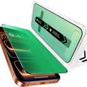 Ivachell 2 Pack for iPhone 17 Air Privacy Screen Protector Tempered Glass for iPhone 17 Air 6.6inch Anti-Spy Private Glass Film Anti-Blue Light No Bubble Anti-Scratch Gradient Green