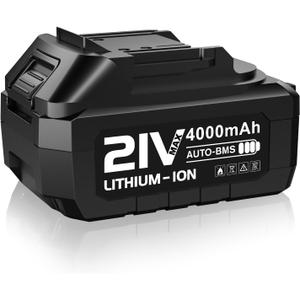 BUBRA 21V MAX Lithium Ion Battery 4.0Ah (HW-4.0)