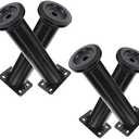 SEWOART 6pcs Adjustable Bed Frame Support Legs Heavy Duty Under Mattress Support Height Adjustable Furniture Legs for Bed Sofa and Cabinets with Base