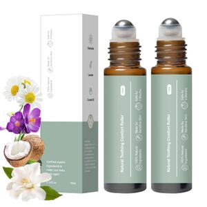 Teething Roller, Mamas Teether: Teething Oil Roller, Natural Gentle Teething Relief Roller, Teething Roller All Natural - 2Pack,EXP:08/09/2027