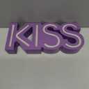 Led Table Sign Kiss Purple