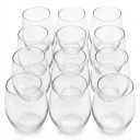 12 PACK) Perfection Stemless Wine Glass 21 oz Clear