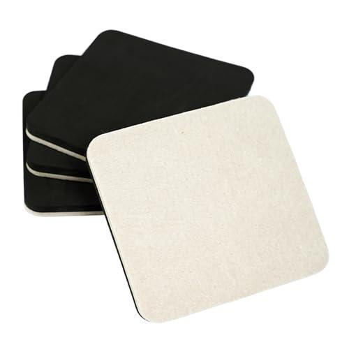 Felt Furniture Sliders 4 Pcs 5 Inch Furniture Slider Square Reusable Furniture Sliders for Hardwood Floors Heavy Duty Felt Sliders Hard Surfaces