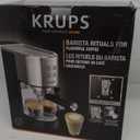 KRUPS Stainless Steel Espresso Machine: 15-Bar Pump Pressure, Milk Frother for Cappuccino and Latte, Fast Pre-Heat, 2-Cup Capacity, Cup Warmer, Easy Cleaning, 1350W, Silver