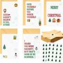 50 Pcs Funny Christmas Cards Humorous Christmas Wishes Greeting Cards Bulk Assorted Xmas Sarcastic Blank Notecard with Envelope and Sticker for Xmas Holiday Gift Supply