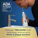 Waterpik Cordless Advanced 2.0 Water Flosser For Teeth, Gums, Braces, Dental Care With Travel Bag and 4 Tips, ADA Accepted, Rechargeable, Portable, and Waterproof, White WP-580
