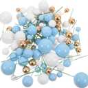 Cake Topper Balls Decoration for Birthday Wedding Shower Parties Easy Insert Remove Vibrant Colors Gentle Cakes