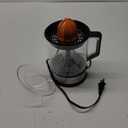 Elite Gourmet ETS623 BPA-Free 40-Watt Electric Citrus Juicer, Compact, Large Volume, Pulp Control, Oranges, Lemons, Limes, Grapefruits with Easy Pour Spout, 24oz, Black/Stainless Steel