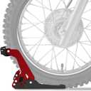 Electric Dirt Bike Wheel Chock MotorcycleTrailer Stand 1800 lb Universal for 8"-21" Ebike for CRF TTR KLX 110 PW CRF KX 50 85 Surron Sur ron Light Bee S/X LBX X260 TTR 125 90 230 Adjustable