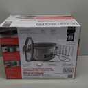 BLACK+DECKER 7-Quart Digital Slow Cooker, SCD7007SSD, Temperature Probe, Sous-Vide, Locking Lid, Removable Stoneware Crock