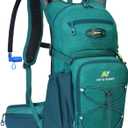 N NEVO RHINO Hydration Backpack, 18L Multipurpose Hiking Backpack with 3L Water Bladder, Water Backpack Insulated Hydration Pack Ideal for Hiking and Cycling