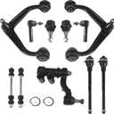 Suspension Kit fit for Chevy Silverado GMC Sierra 2500HD 2011-2019 | sway bar links, inner outer tie rod ends, front suspension replacement, direct fit, steering parts, OE K622128 K500232 K80631