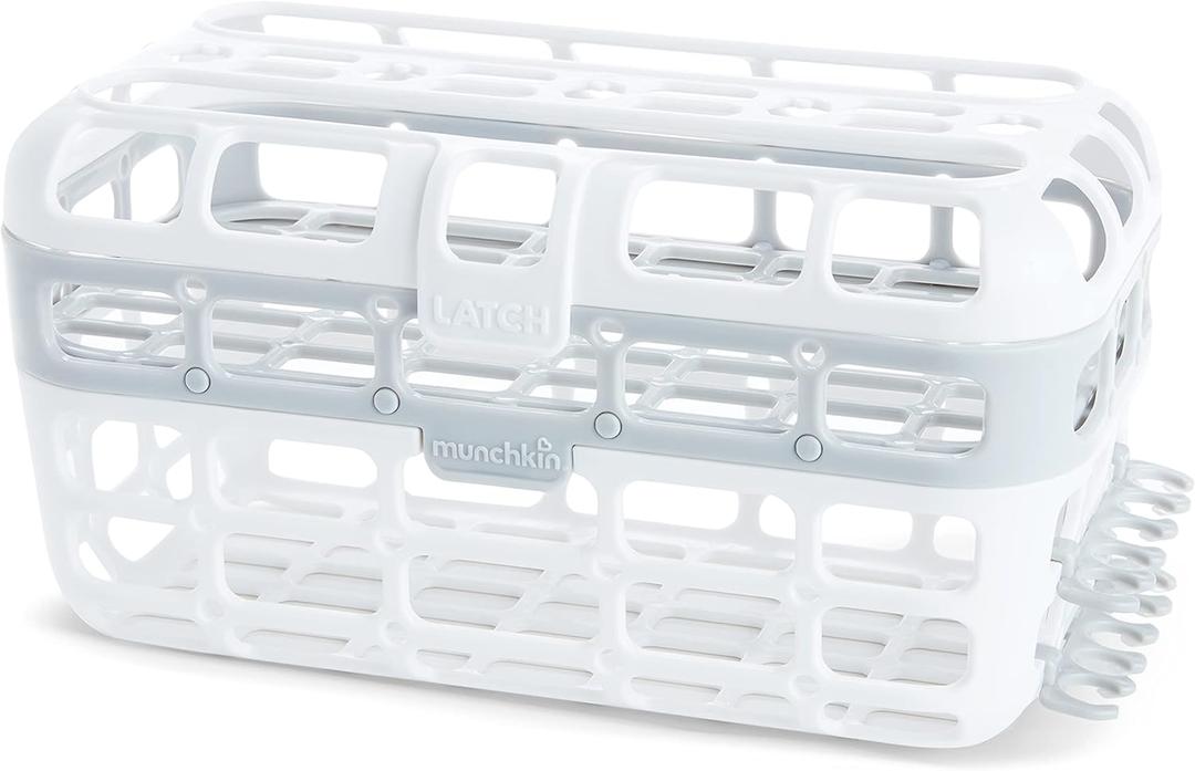 Munchkin High Capacity Dishwasher Basket, 1 Pack, Grey