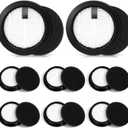 8 Pcs Vacuum Cleaner Filter Replacement Compatible with SMOTURE VAC01 VAC02 VC 70，for Ozeeco EC01 Cordless Vacuums